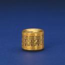 双喜字錾金扳指